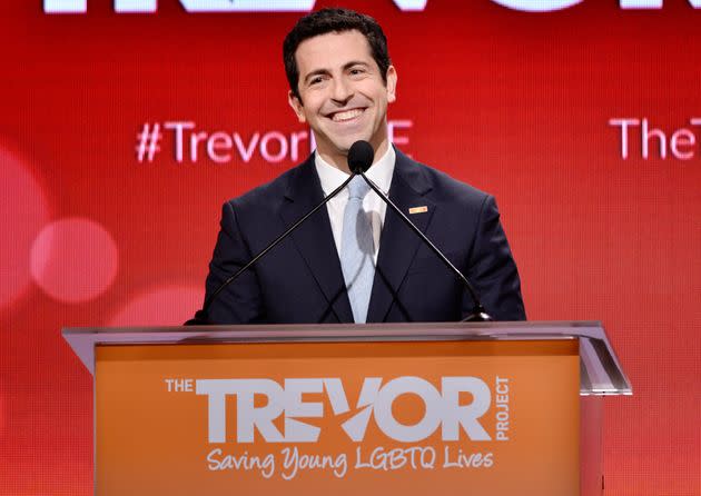 The Trevor Project CEO Amit Paley speaks during TrevorLIVE LA 2019 at The Beverly Hilton Hotel on Nov. 17, 2019. (Photo: Jerod Harris for The Trevor Project via Getty Images)