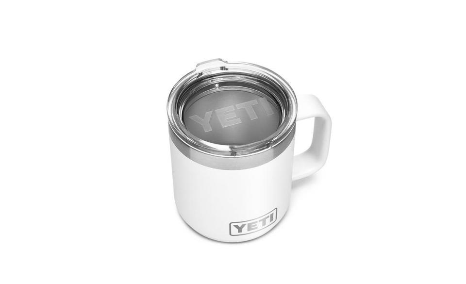 <p><strong>yeti</strong></p><p>yeti.com</p><p><strong>$25.00</strong></p><p><a href="https://go.redirectingat.com?id=74968X1596630&url=https%3A%2F%2Fwww.yeti.com%2Fen_US%2Fdrinkware%2Frambler-stackable-10-oz-mug%2F21071500134.html&sref=https%3A%2F%2Fwww.thepioneerwoman.com%2Ffood-cooking%2Fg32404700%2Fbest-travel-coffee-mug%2F" rel="nofollow noopener" target="_blank" data-ylk="slk:Shop Now" class="link ">Shop Now</a></p><p>Looking for something similar to the mug you use at home? This might be your best bet. It comes with a lid and a comfortable handle, and it's available in several different colors. </p>