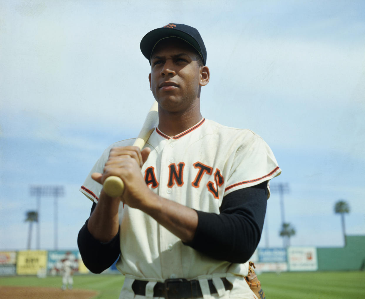 Orlando Cepeda, first baseman for the San Francisco Giants, has played in eleven All-Star games and three World Series.