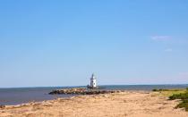 <p>Saybrook Breakwater is consistently named as one of the most charming and picturesque lighthouses on the Connecticut coast. It opened in 1886 and still operates, although it is now privately owned. The best way to see the lighthouse is by renting a boat for two and rowing out into the Connecticut River. </p>