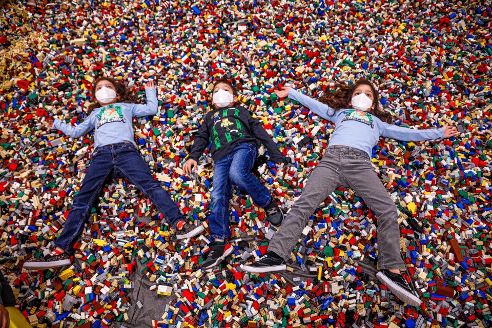 A giant brick pit is just one of the highlights of Brick Fest, which comes to the Greater Columbus Convention Center this weekend.