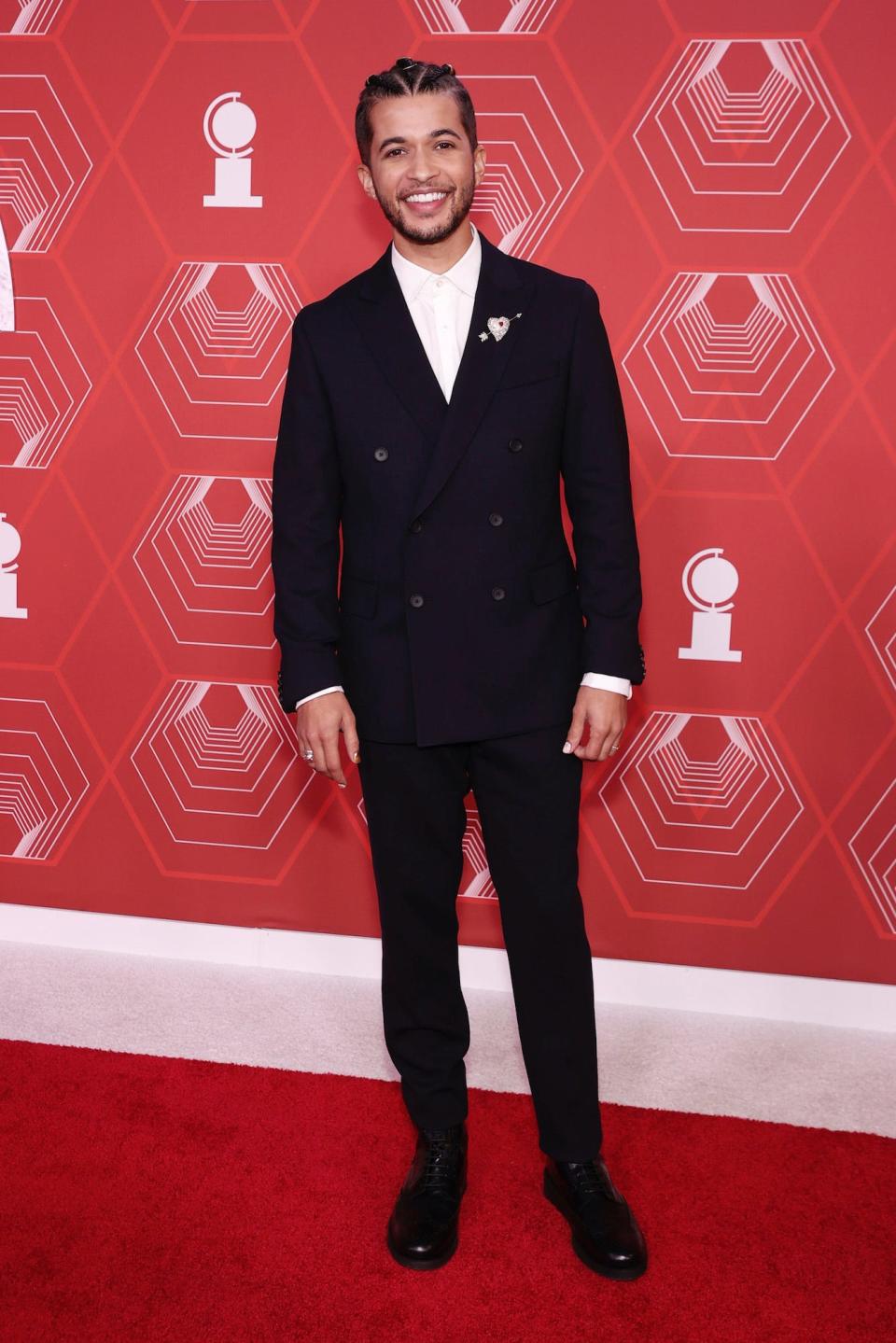 Jordan Fisher at the 2021 Tony Awards.