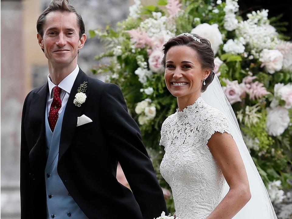 James Matthews and Pippa Middleton on their wedding day in May 2017.
