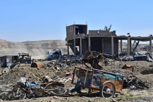 IS jihadists' last bastion of Baghouz was reduced to ruins during the US-backed SDF assault