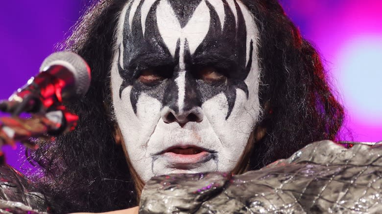 Gene Simmons in KISS makeup