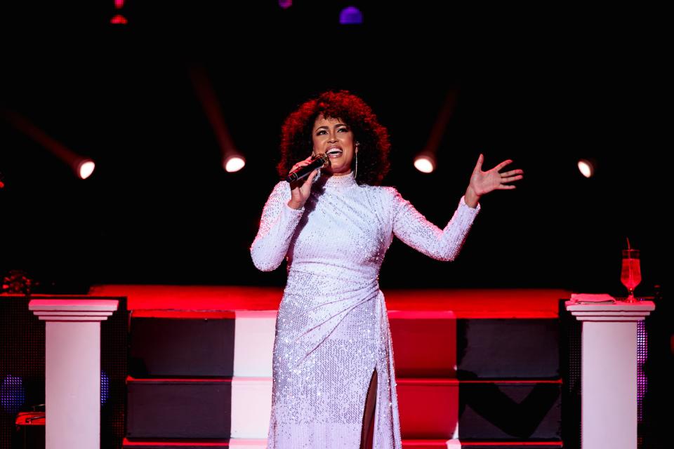 Belinda Davids stars in The Greatest Love of All — A Tribute To Whitney Houston, which tours to the Freeman Arts Pavilion in Selbyville on Saturday, Aug. 3.