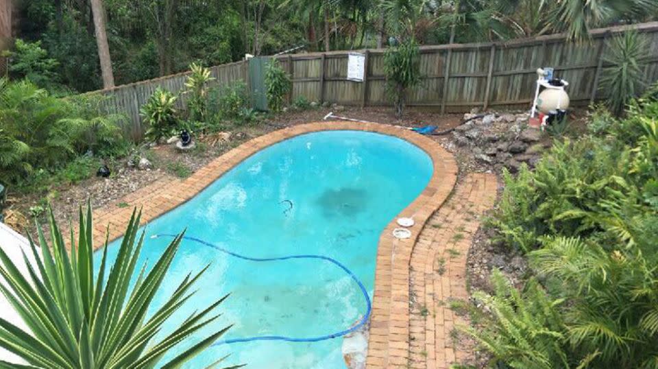 At the other end of the scale, another homeowner submitted this very vague image asking for the snake to be identified. Source: Facebook/Sunshine Coast Snake Catchers