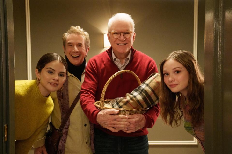 Steve Martin, Zoe Colletti, Selena Gomez, Martin Short, Only Murders in the Building