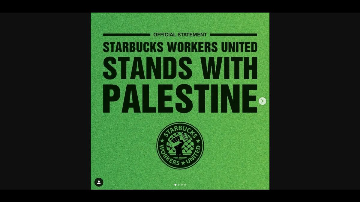 Starbucks Workers United official Instagram account