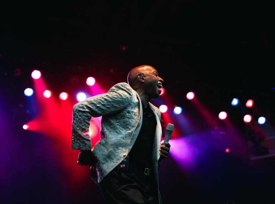 Jeffrey Osborne performs at Summerfest's Uline Warehouse on Friday, June 21, 2024.