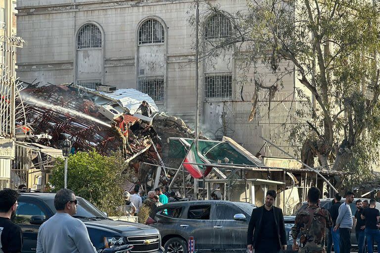 El ataque al edificio anexo de la embajada de Irán en Siria