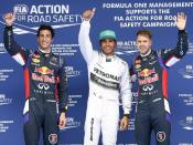 Lewis Hamilton hat sich die Pole vor Daniel Ricciardo und Sebastian Vettel gesichert. Foto: Srdjan Suki