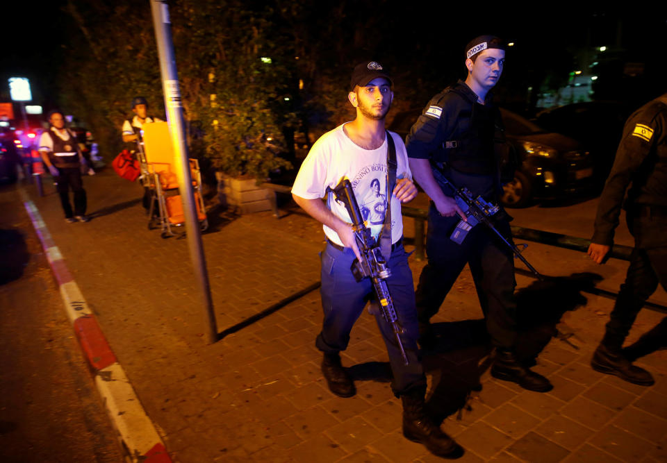 Shooting attack in central Tel Aviv