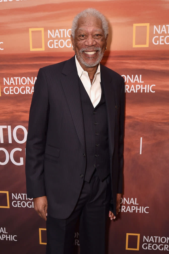 Morgan Freeman is facing eight accusations of sexual harassment. (Photo: Bryan Bedder/Getty Images for National Geographic)