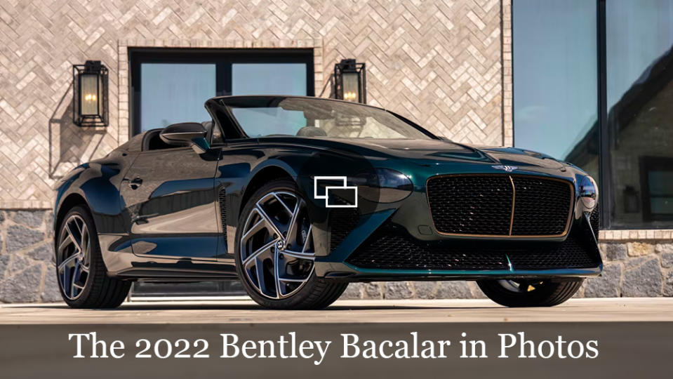 The 2022 Bentley Bacalar in Photos