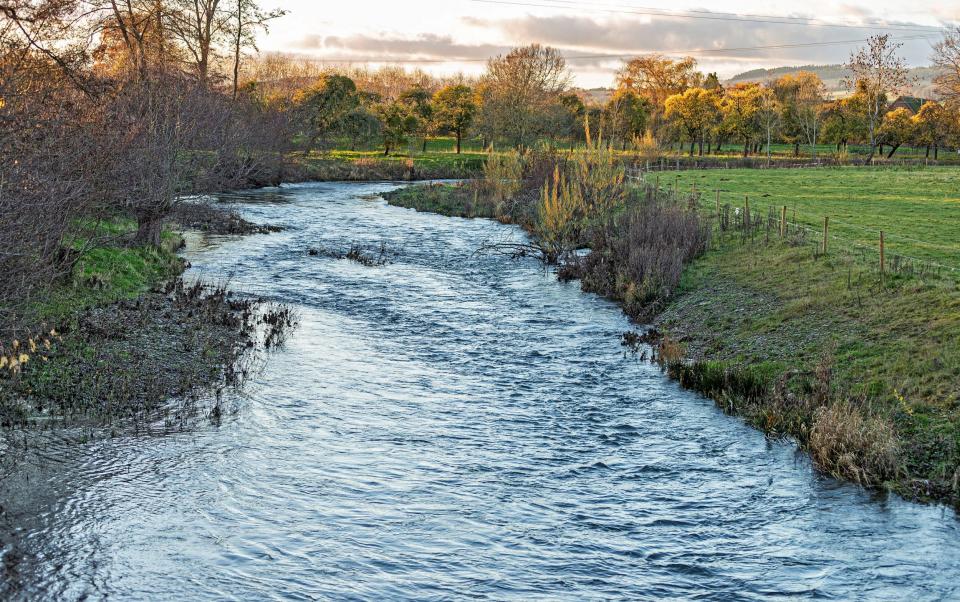 The Lugg river