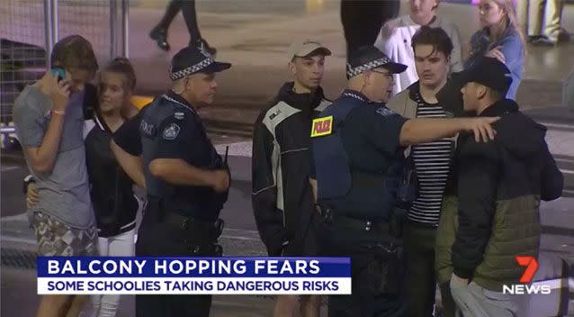 Chaotic scenes have put many schoolies off from attending such celebrations in Australia. Source: 7 News