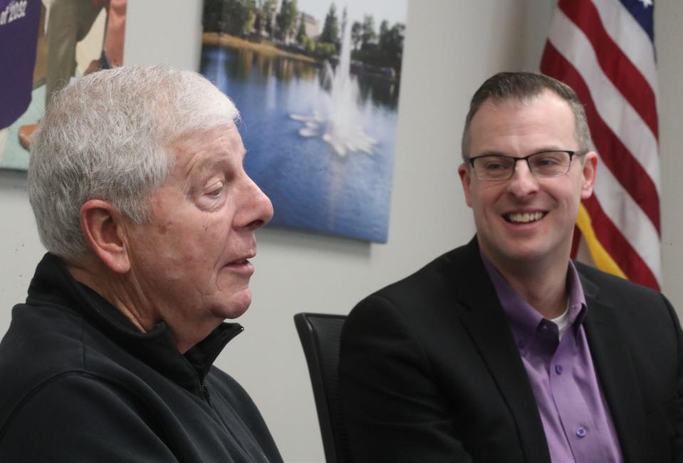 Tom Harnden, a founding member of the Barberton Community Foundation, and Josh Gordon, the foundation's executive director, say people often aren't aware of the limitations on community hospitals.