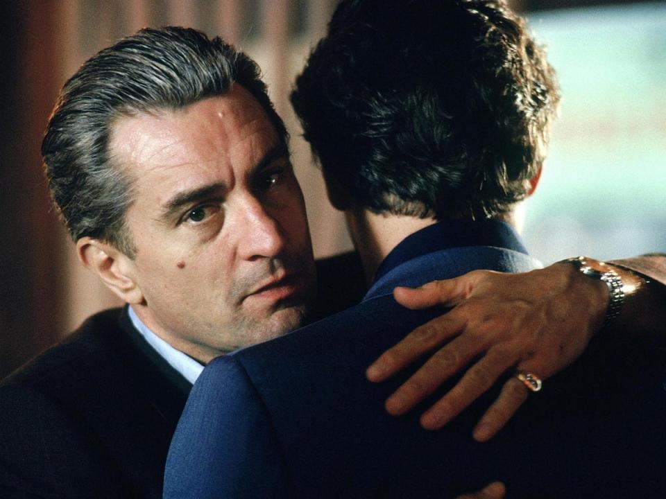 Robert De Niro as Jimmy Conway and Ray Liotta as Henry Hill in a scene from Martin Scorsese's Goodfellas (Warner Bros)