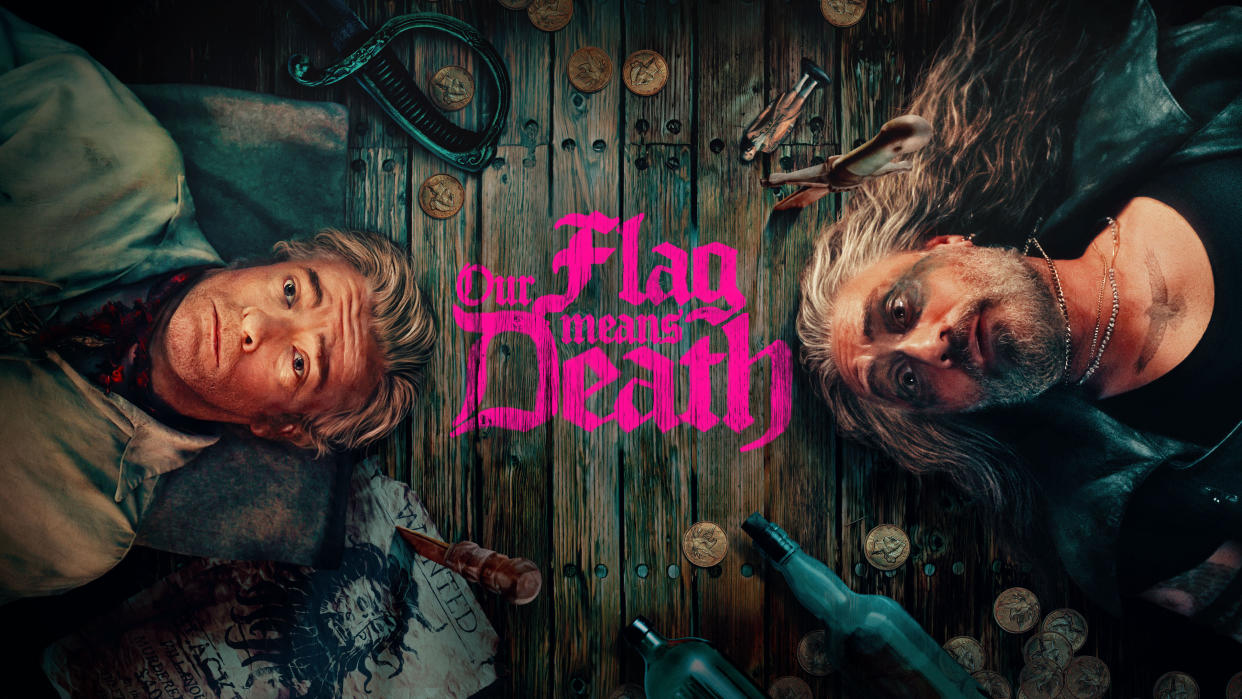 Our Flag Means Death stars Rhys Darby and Taika Waititi. (BBC)