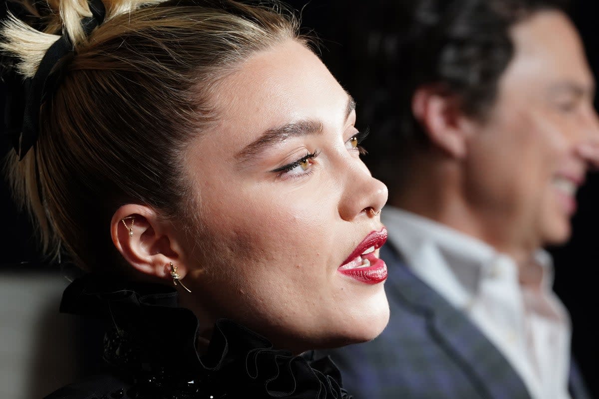 Florence Pugh has said that her appearance in the Marvel Cinematic Universe ‘p***ed a lot of people off’ (PA Wire)