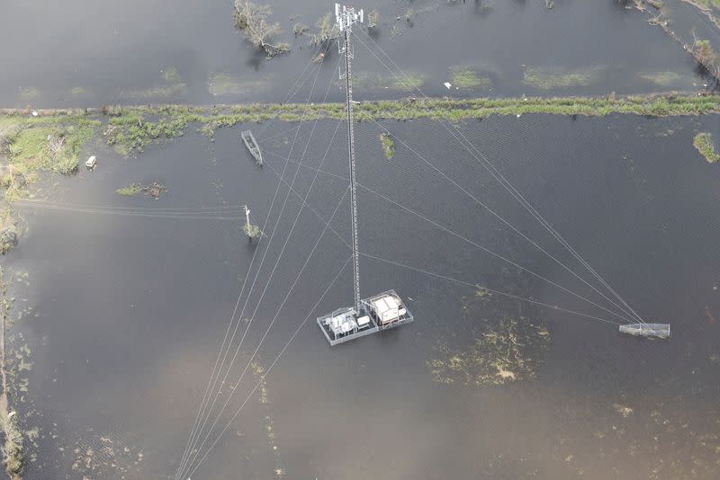 Aftermath of Hurricane Ida in Louisiana