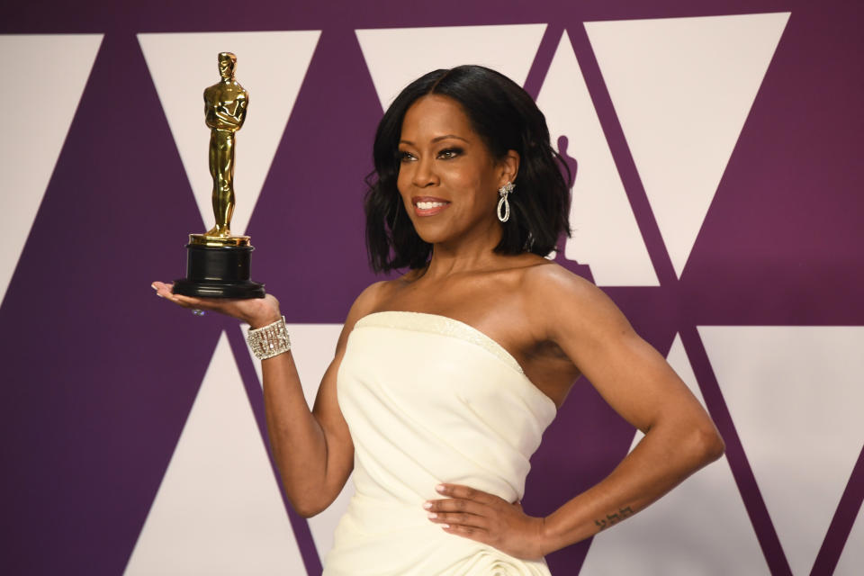 Regina King wins best actress in a supporting role. Photo: Getty