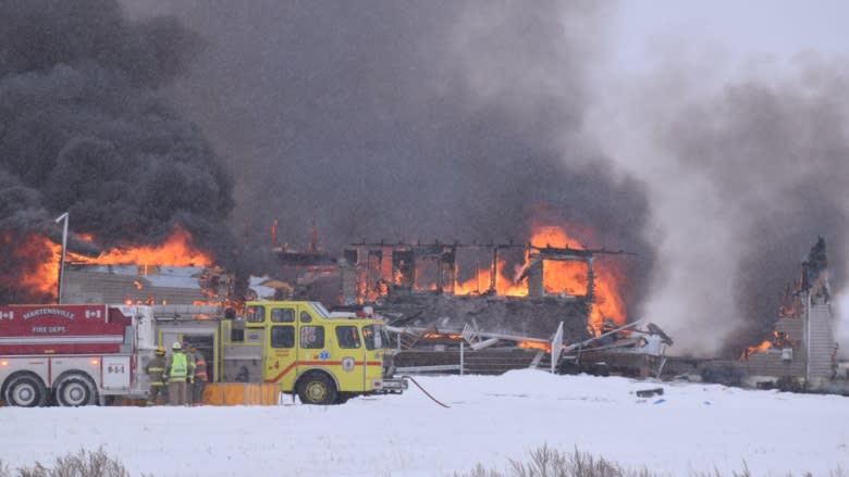 'They lost everything': Massive fire destroys home northwest of Saskatoon