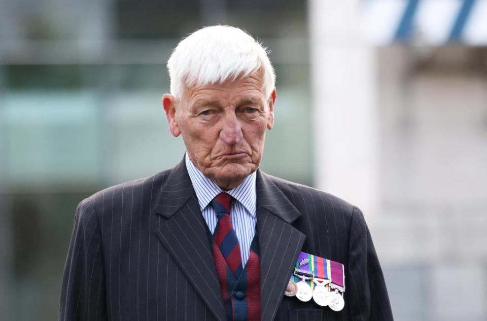 Dennis Hutchings at Laganside Courts, Belfast (Peter Morrison/PA) (PA Wire)