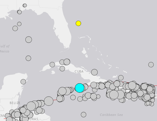 There have been 1,223 earthquakes in and around Florida since 2000. Most have occurred along a fault line that runs from Guatemala to north of Puerto Rico.