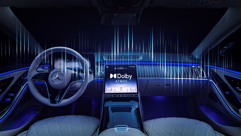 親自感受MBUX多媒體系統結合Dolby Atmos®杜比全景聲。(圖／Mercedes-Benz)