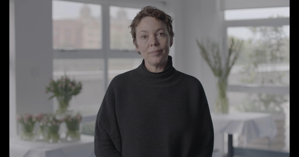 Olivia Colman in RE:TV's The King's Speech (RE:TV)