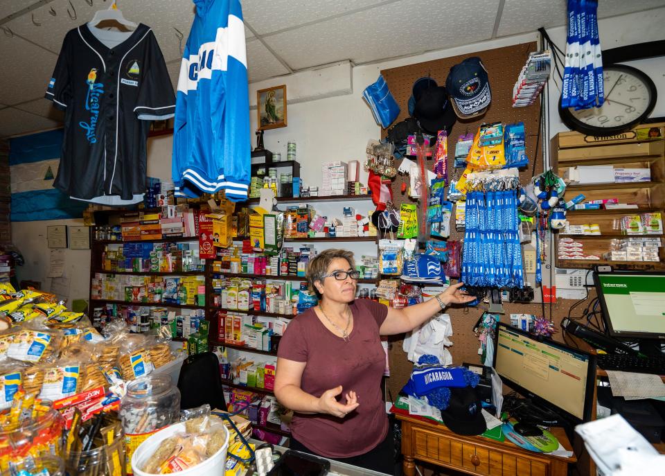 Juana Barajas, owner of La Tienda Mexicana San Jose, has been upset at the number of Latinos she's seen pulled over for traffic stops for, in her view, no apparent reason.