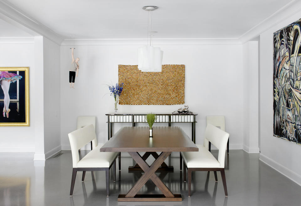 sofa benches at the dining table by Blutter Shiff Design