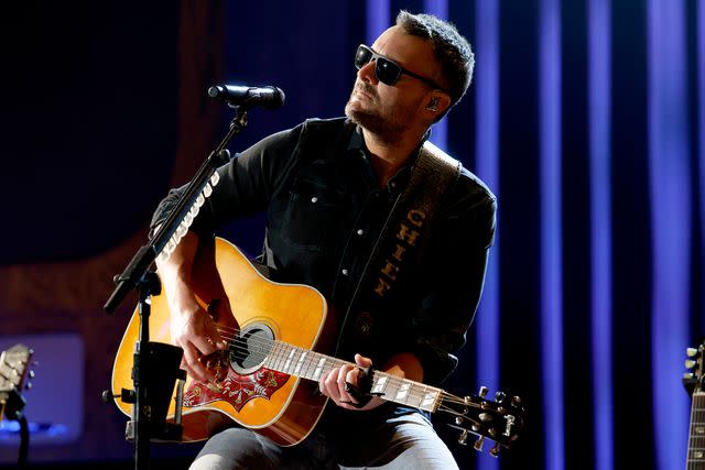 <p>Jason Kempin/Getty</p> Eric Church in Nashville in August 2023