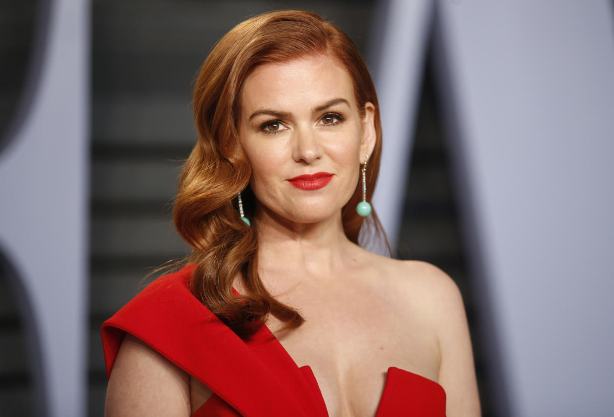 2018 Vanity Fair Oscar Party – Arrivals – Beverly Hills, California, U.S., 04/03/2018 – Actress Isla Fisher.    REUTERS/Danny Moloshok