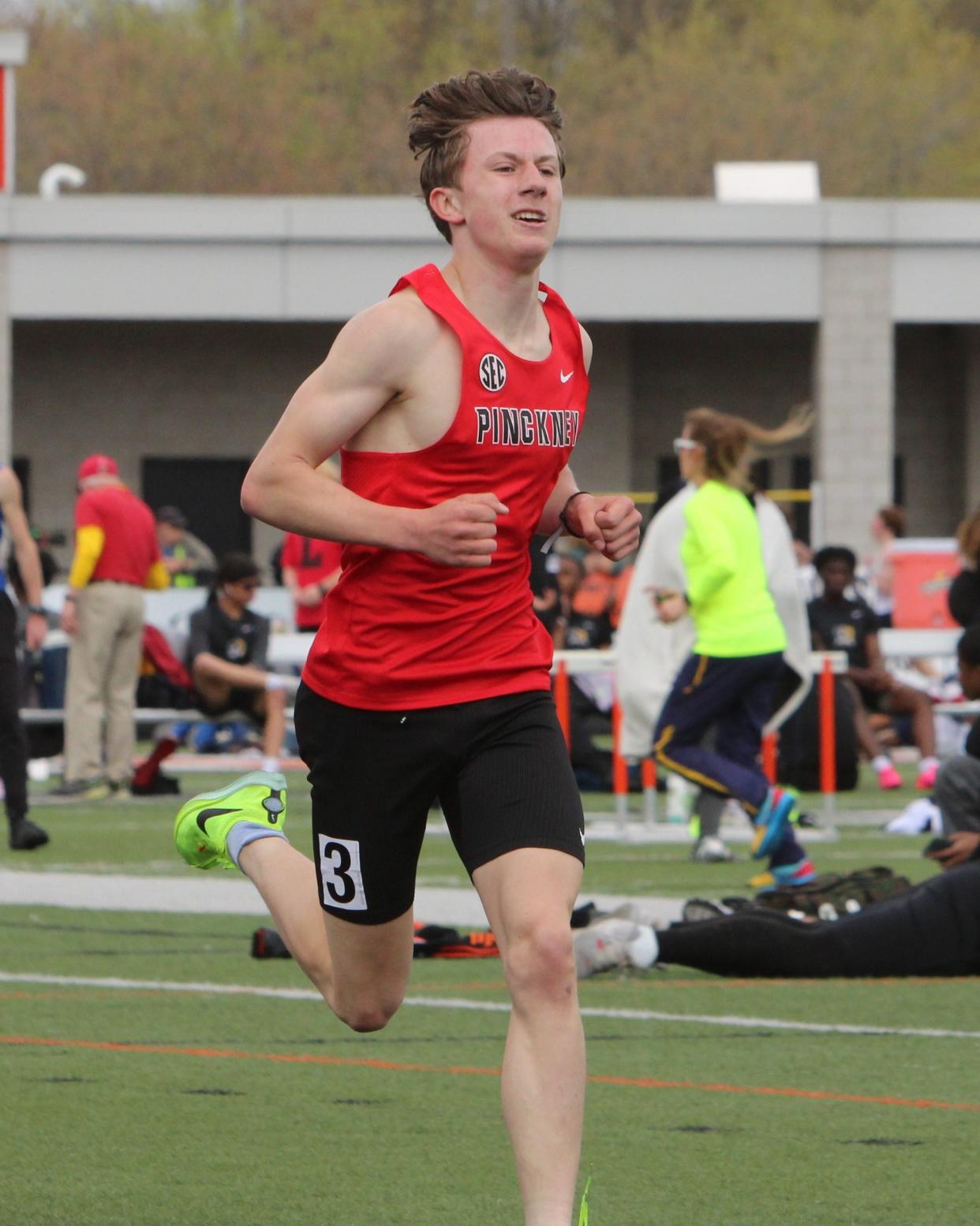 Paul Moore is one of three all-state cross country runners who will lead Pinckney's distance crew.