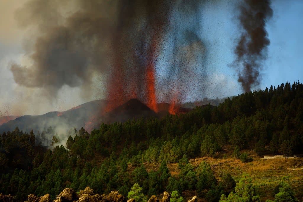 APTOPIX Spain Volcano (Copyright 2020 The Associated Press. All rights reserved)