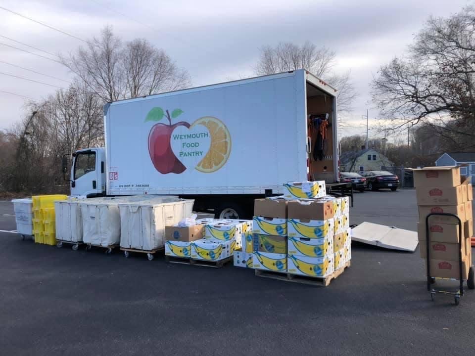 The Weymouth Food Pantry truck.