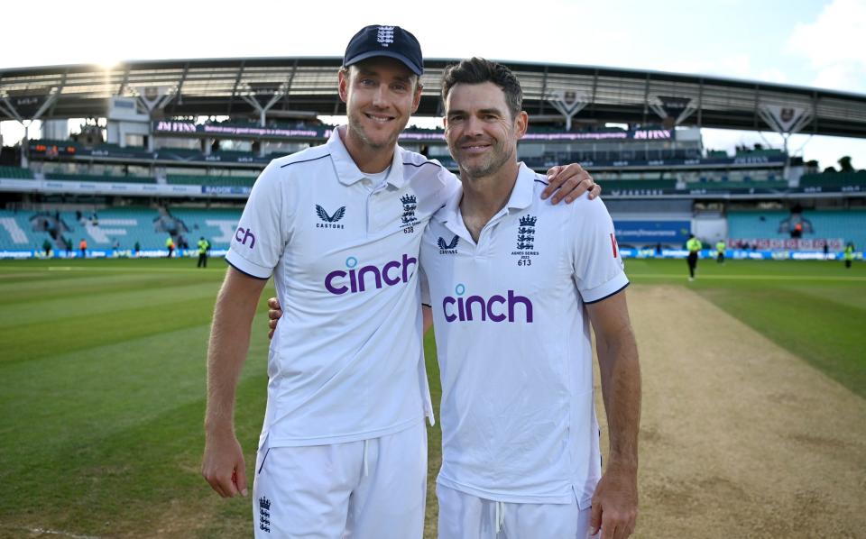 Stuart Broad (left) James Anderson (right) -