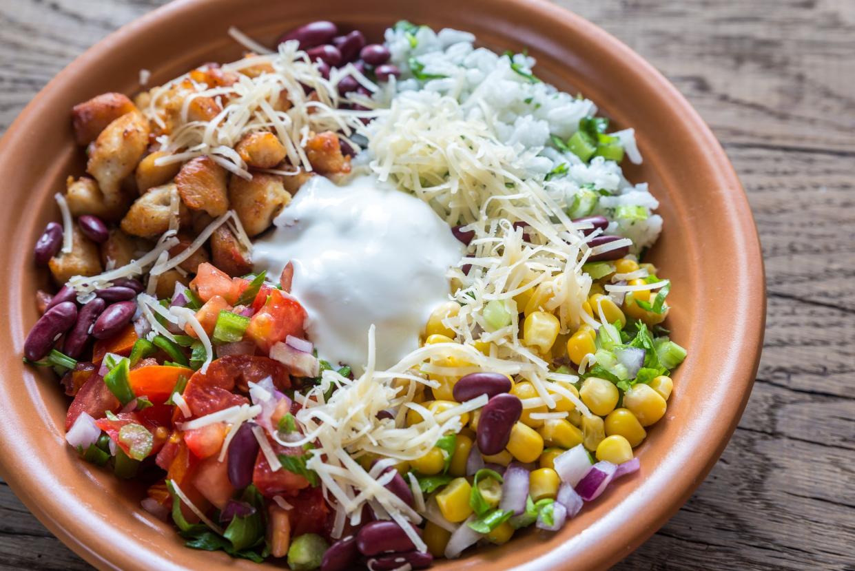 Chicken burrito bowl