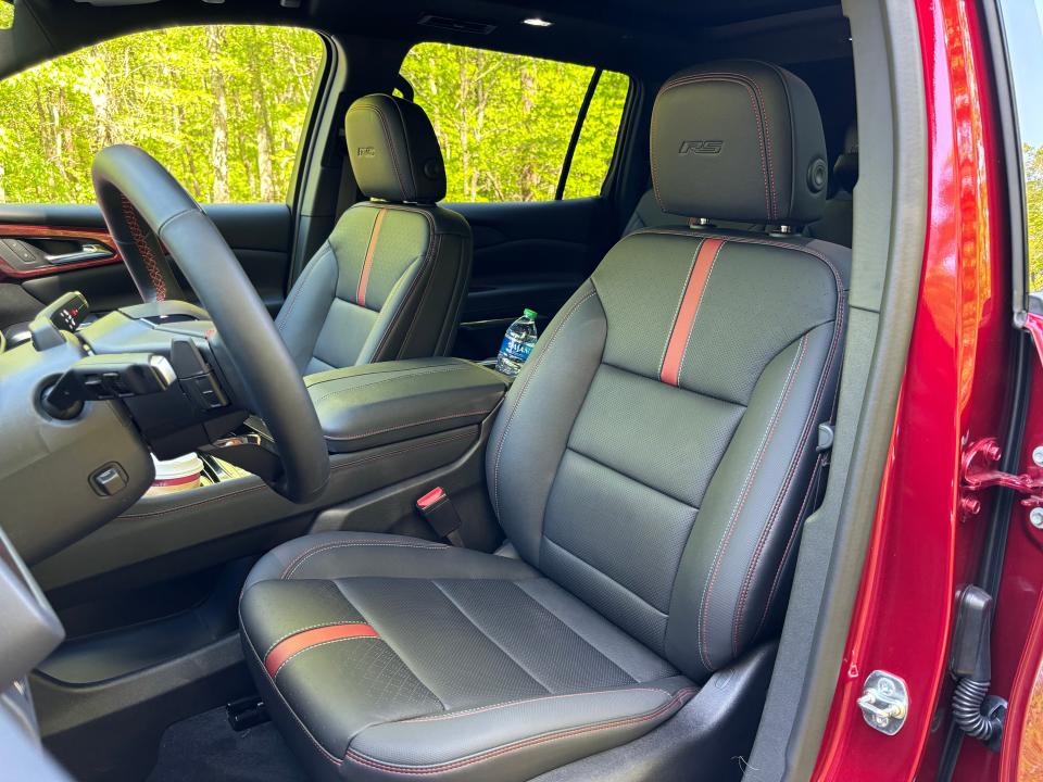 2024 Chevrolet Traverse RS front seat.