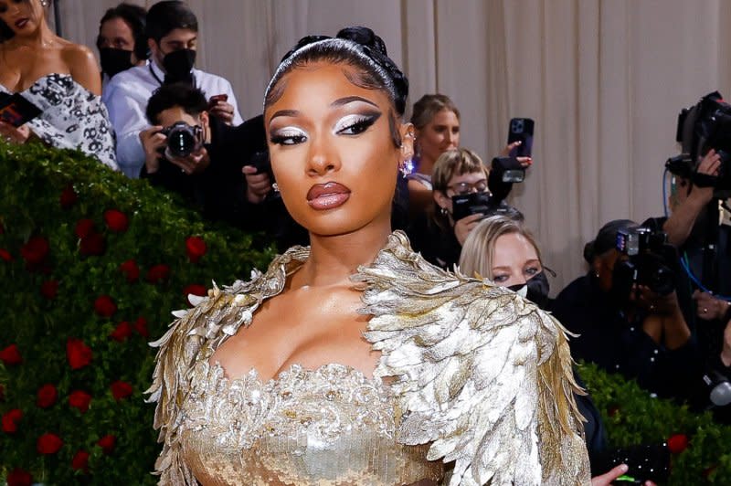 Megan Thee Stallion attends the Costume Institute Benefit at the Metropolitan Museum of Art in 2022. File Photo by John Angelillo/UPI