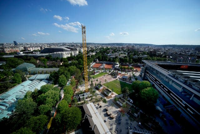 The action at Roland Garros begins on Sunday 