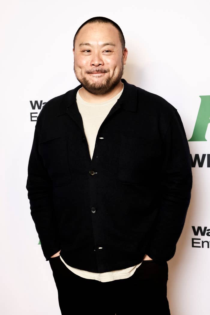 David Chang at a press event