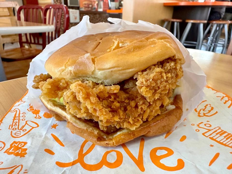 Popeyes chicken sandwich