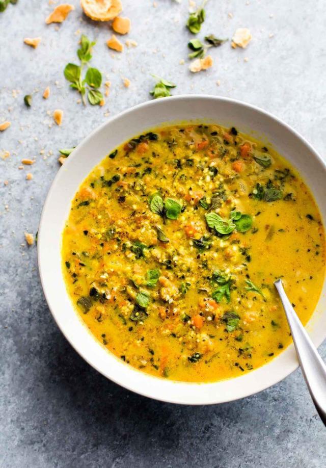 Thai Curried Carrot Ginger Soup - Cotter Crunch