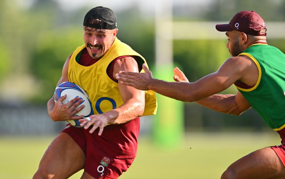 Cadan Murley training with England