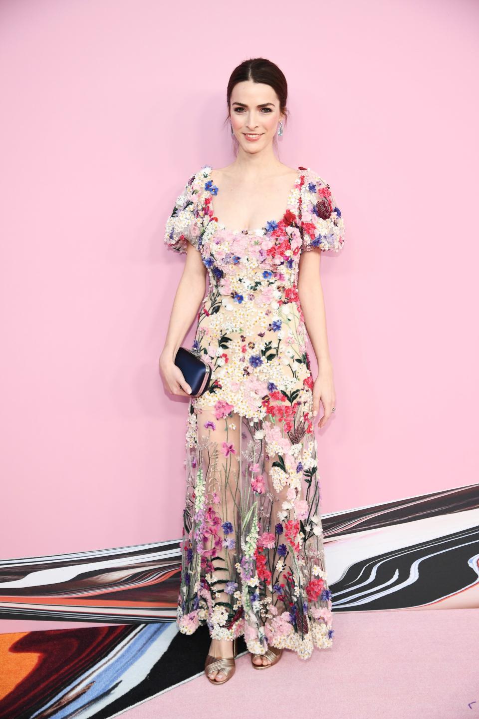 <h1 class="title">Bee Shaffer in Tabitha Simmons shoes</h1><cite class="credit">Photo: Getty Images</cite>