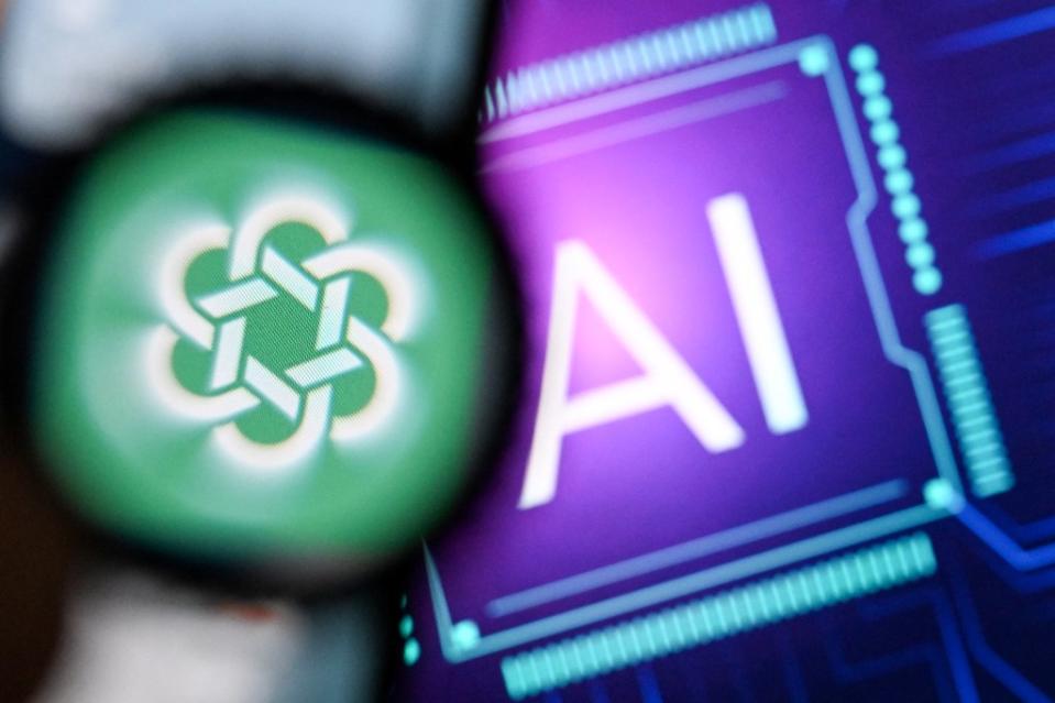 “We encourage steps like phasing out voice-based authentication as a security measure for accessing bank accounts and other sensitive information,” OpenAI said in a blog post. AFP via Getty Images